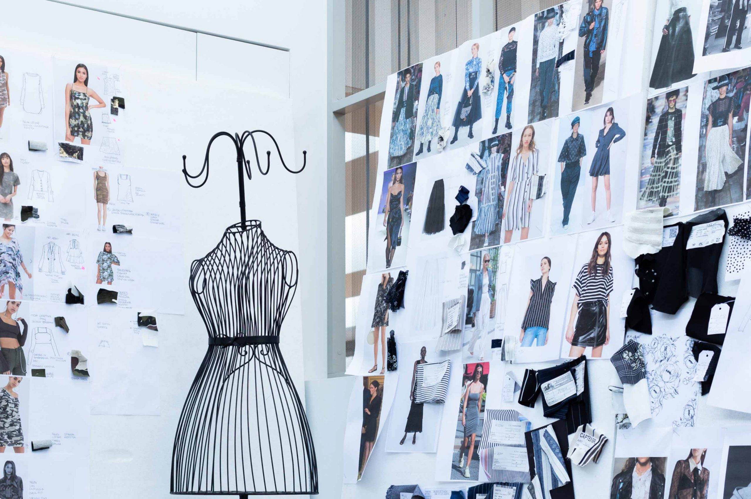 Moodboard e atelier aNYcase nel Macrolotto di Prato